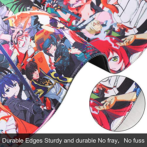 HoYiXi Gaming Alfombrilla de Ratón Mouse Pad Desk Pad Extra Grande Superficie Lisa y Base de Goma Antideslizante Mouse Mat XXL 90 x 40 x 0.3 CM