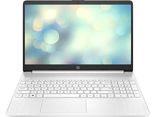 HP 15s-eq1050ns - Ordenador portátil de 15.6" FullHD (Ryzen 5-4500U, 12GB de RAM, 512GB SSD, AMD Radeon Integrated Graphics, Sin Sistema operativo ) Blanco - Teclado QWERTY Español