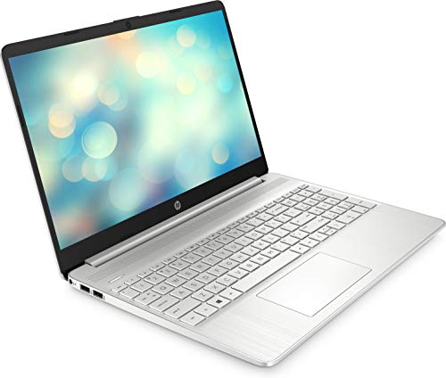 HP 15s-fq2040ns - Ordenador portátil de 15.6" FullHD (Intel Core i3-1115G4, 8GB de RAM, 256GB SSD, Intel UHD Graphics, Sin sistema operativo ) Plata - teclado QWERTY Español