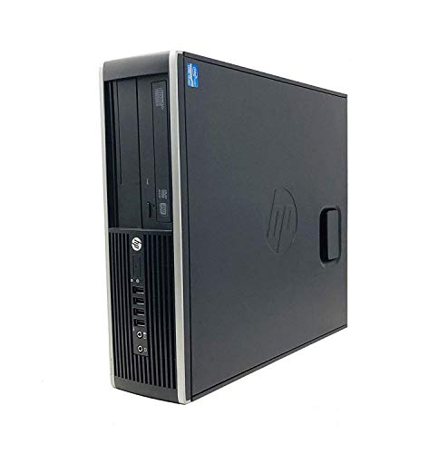 HP Elite 8200 - Ordenador de sobremesa (Intel Core I5-2400 Quad Core, 8GB Ram,HDD de 250 GB, Lector DVD, Sistema OPERATIVO Windows 10 Pro Original) Negro (Reacondicionado)