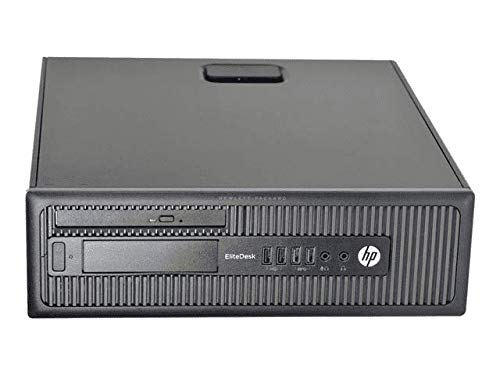 HP EliteDesk 800 G1 SFF Black Desktop PC, Intel Quad Core i5-4570 3.20GHz, 8GB RAM, 1TB HDD with Windows 10 Pro (Reacondicionado)