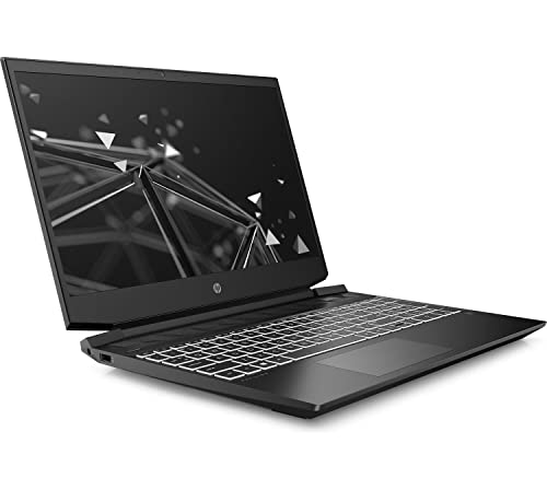 HP Pavilion Gaming 15-ec2005ns - Ordenador Portátil de 15.6" FHD (AMD Ryzen 5-5600H, 8GB DDR4-SDRAM, 512GB SSD, NVIDIA GTX 1650 4GB, FreeDOS) Negro - Teclado QWERTY Español