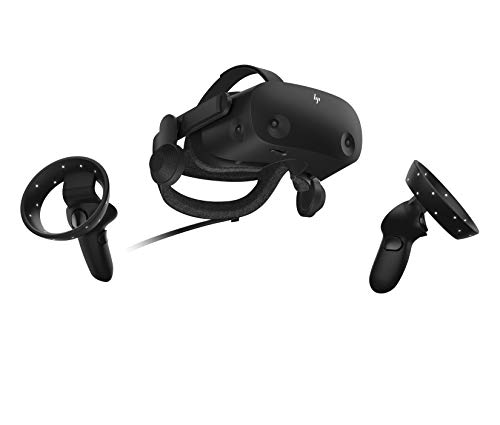 HP Reverb G2 + 2 Controladores - Gafas de Realidad Virtual SteamVR, WMR, resolución 4k, lentes ajustables Valve, 4 cámaras, sonido espacial 3D, subpixel RGB, 90Hz, Bluetooth Integrado, ultraligeras