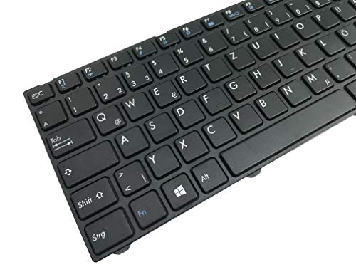 HT-ImEx - Teclado alemán - (versión 1) compatible con Medion Erazer P6681 (MD60598), P6681 (MD60608), P6681 (MD60814), P6689 (MD62500), P6689 (MD60911).