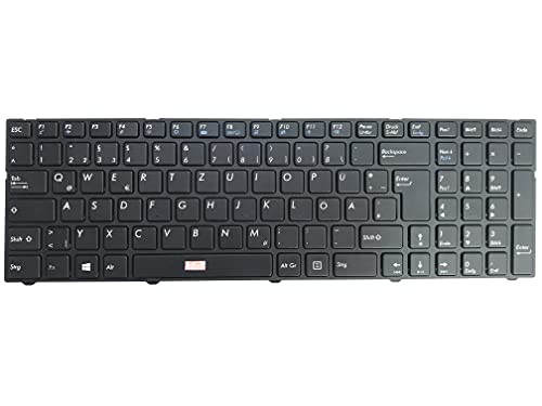 HT-ImEx - Teclado alemán - (versión 1) compatible con Medion Erazer P6681 (MD60598), P6681 (MD60608), P6681 (MD60814), P6689 (MD62500), P6689 (MD60911).