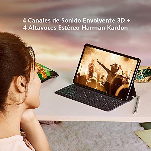 HUAWEI MatePad 10.4 - Tablet de 10.4" con Pantalla FullHD (WiFi, RAM de 4GB, ROM de 64GB, EMUI 10.0, Huawei Mobile Services), Color Gris