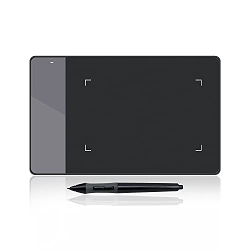 Huion 420 Negro 4-por-2.23 Pulgadas OSU! Tableta Gráfica para Dibujo con Digitalizador de Firma para Mac y Windows PC