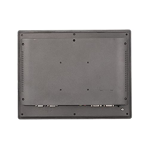 HUNSN 12.1" TFT XGA LED Industrial Panel PC, 10 Point Projected Capacitive Touch Screen, Intel J1800, Windows 7/10 / Linux Ubuntu, PW19, Front Panel IP65, 3COM, FANLESS, (4G RAM/64G SSD)
