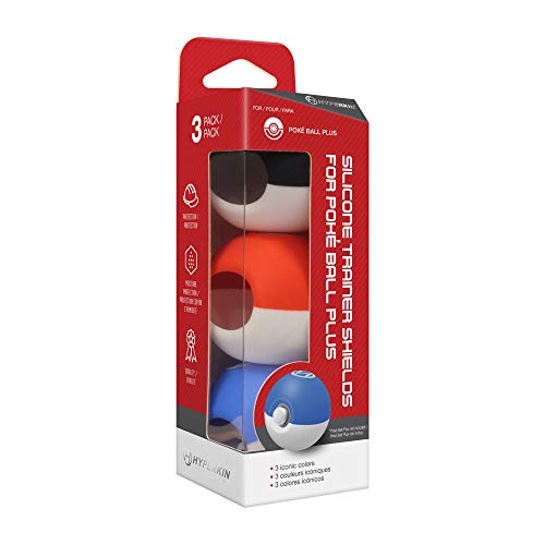 Hyperkin - Protectores de silicona para Poké Ball Plus (3 unidades)