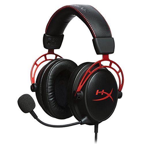 HyperX Cloud Alpha Pro, Cascos de Gaming con Cable Trenzado Extraíble, Compatibles con PS5, PS4, Xbox One, Xbox Series X|S y Plataformas de 3.5 mm, Alámbrico, Negro