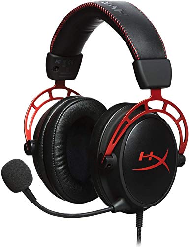 HyperX Cloud Alpha Pro, Cascos de Gaming con Cable Trenzado Extraíble, Compatibles con PS5, PS4, Xbox One, Xbox Series X|S y Plataformas de 3.5 mm, Alámbrico, Negro