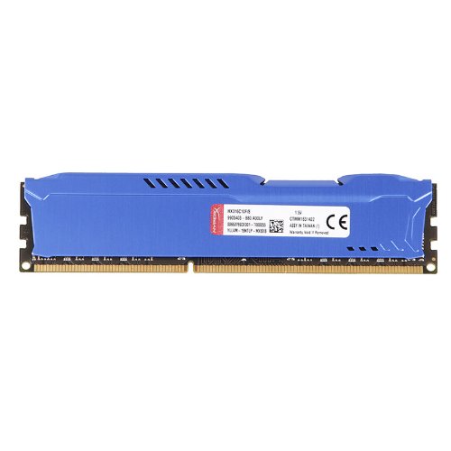 HyperX HX316C10F FURY - Memoria DDR3, 8GB, 1600MHz, CL10 240-pin, UDIM, color Azul