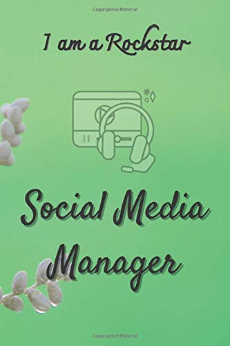 I am a Rockstar Social Media Manager: Daily Social Media Post Planner and Content Calendar - Keep Track of All Your Accounts -Journal for Your Clients ... 6x9, Black and White Interior, Matte Finish