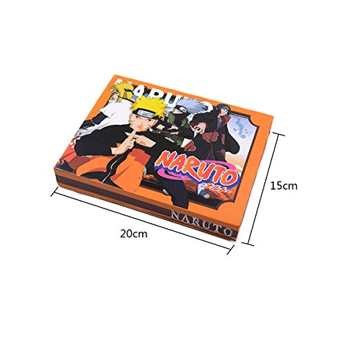 I3C Anime Cosplay Ninja Prop, Colgante Llavero Metal de Shinobi Konoha, Accesorios Unisex para Hombres Mujeres y Fan de Anime (Negro)