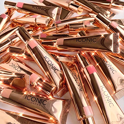 ICONIC London Blush Líquido para Mejillas y Labios 12.5ml, Power Pink