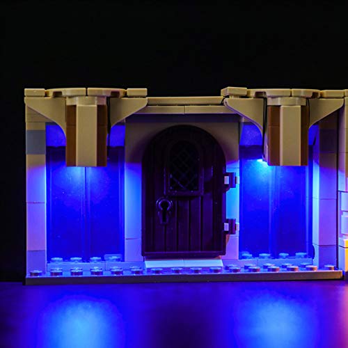 icuanuty Kit De Iluminación LED para Lego 75966 Hogwarts Sala De Juego De Requisitos Compatible con Lego 75966 (No Incluye El Juego De Lego)