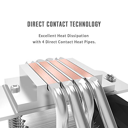 ID-COOLING SE-224-XT Enfriador de Aire básico de Alto Rendimiento para Intel LGA115X/20XX AMD AM4, Incluyendo 9900K/9700K, RYZEN 3700X/3600X