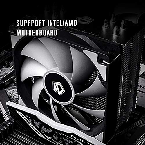 ID-COOLING SE-224-XT Enfriador de Aire básico de Alto Rendimiento para Intel LGA115X/20XX AMD AM4, Incluyendo 9900K/9700K, RYZEN 3700X/3600X