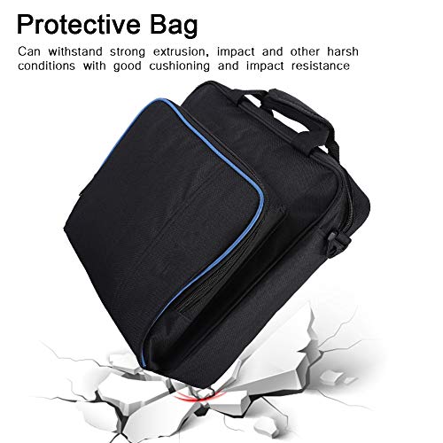 iFCOW Bolsa protectora de hombro a prueba de polvo, bolsa de transporte de tela de nailon para PlayStation4 PS4 Slim