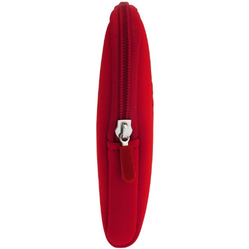 iGadgitz U2708 - Neopreno Funda Carcasa Bolsa del Recorrido Case Cover Compatible con Nintendo 2DS - Rojo