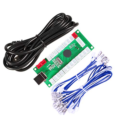 iGames CERO Retraso Arcade USB Codificador A PC Joystick para ARCADE JUEGOS Mame & Raspberry Pi retropie proyectos