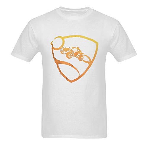 igczobuxlwesk Rocket League Men's Orange Pro Glow Premium T-Shirt Sweatshirt
