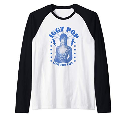 Iggy Pop Lust for Life Camiseta Manga Raglan