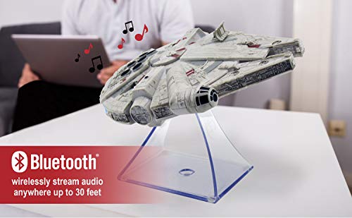 iHome Millenium Falcon Star Wars - Altavoz inalámbrico (Bluetooth 4.0, NFC, Jack 3.5 mm, Manos Libres)