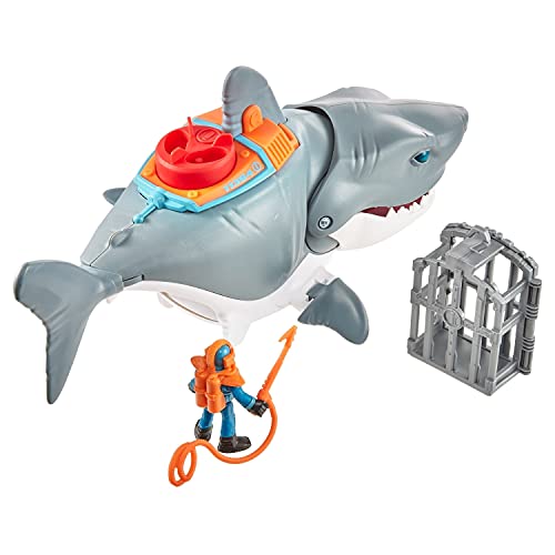 Imaginext - DC Super Friends Batman Tiburón Megamandíbulas Juguetes niños +3 años (Mattel GKG77)