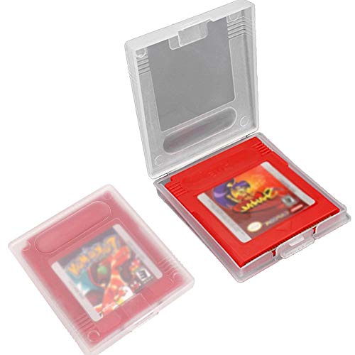 iMinker Clear plástico Game Card Cartucho de almacenamiento de la caja de la caja cubierta de polvo para Game Boy Color, Gameboy Pocket , GB GBC GBP (10 piezas)