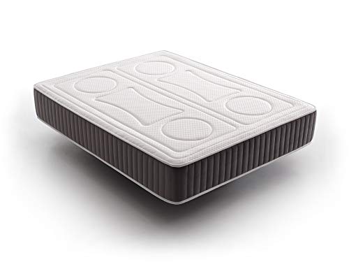 Imperial Confort ViscoBayscent - Colchón Visco Grafeno de espuma con tratamiento BAYSCENT® Neutralizer - Transpirable y doble cara (invierno/verano) - Grosor 30 cm - 150x190