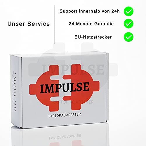 Impulse - Cargador para Acer Aspire 1, 3, 5, 6, A315, A515, A517, A615, E15, E15, E17, ES15, ES17, ES15, ES17, ES1, E5, F15, F5, V14, V15, V17 y V3 (90 y V3) 5 V7. 5750G 7750G E5-575G TravelMate 5760