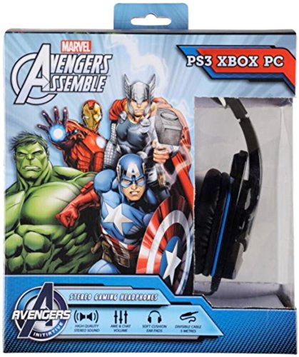 Indeca HS287 Binaural Diadema Negro, Azul Auricular con micrófono - Auriculares con micrófono (PC/Juegos, Binaural, Diadema, Negro, Azul, PS3/PC/Xbox, Alámbrico)