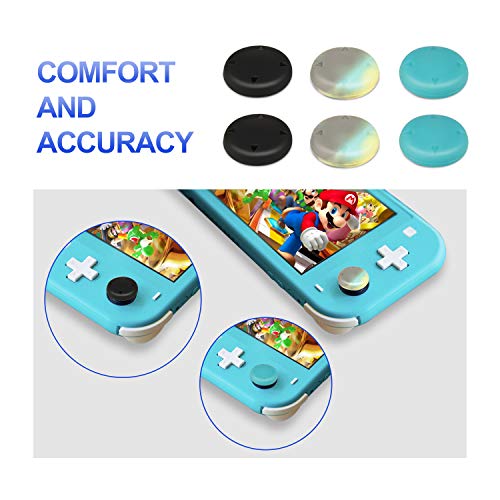 innoAura Kit de Accesorios para NS Switch Lite, incluye Funda con 8 Tarjetas de Juego, Funda de TPU, 2 Protectores de Pantalla de Vidrio Templado para los Accesorios de Switch Lite