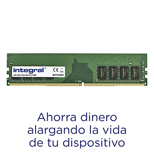 Integral 8GB DDR4 RAM 2400MHz SDRAM PC4-19200 Memoria para Escritorio/Ordenador