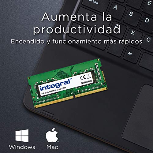 Integral Memory 8GB DDR4 RAM 2400MHz SODIMM Memoria para Portátil/Notebook PC4-19200, Green
