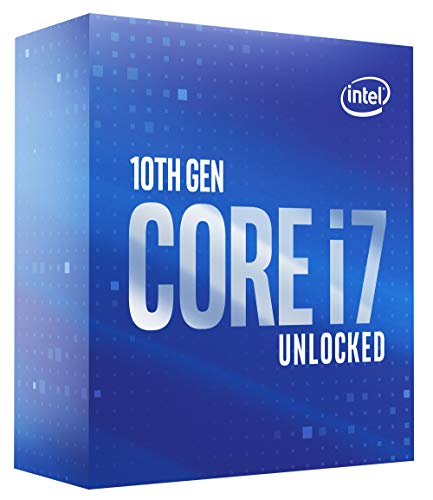 Intel Core i7-10700K - Procesador de sobremesa (8 núcleos hasta 5,1 GHz Desbloqueado LGA1200 (Intel 400 Series Chipset) 125W (BX8070110700K)