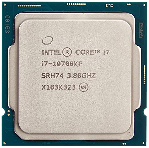 Intel Core i7-10700KF - Procesador (3,80 GHz; Casquillo LGA1200; Caja de 125 W)