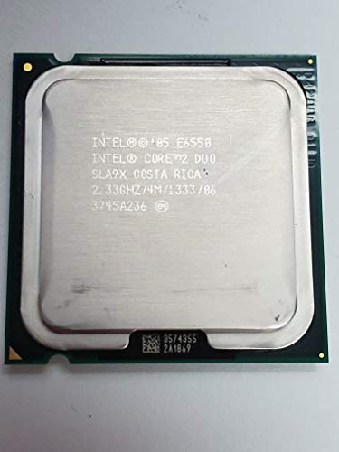 Intel E6550 - Procesador (Intel® Core™2 Duo, 2,33 GHz, LGA 775 (Socket T), 65 NM, 1333 MHz, Intel Core 2 Duo E6000 Series)