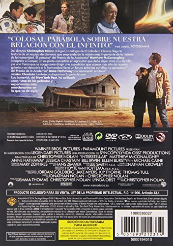 Interstellar [DVD]