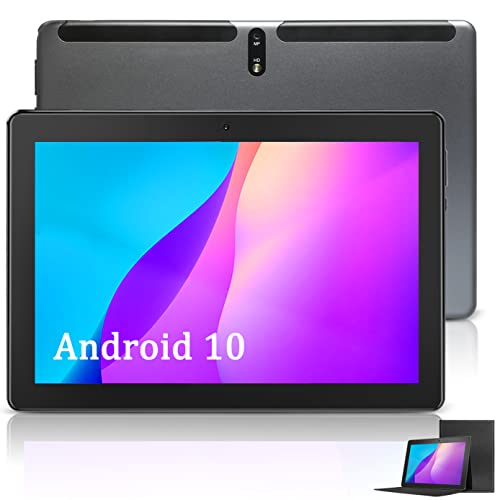 iProda Tablet 10,1 Pulgadas 4GB Ram 64GB ROM (TF128 GB), Tablet con Tarjeta Sim Tablets Android 10, 3G 2.4G WiFi, MediaTek Quadcore, IPS 1280 HD 8000mAh, Dual SIM,Tableta con Tipo C y Funda Protectora