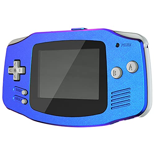 IPS Ready Upgraded eXtremeRate Carcasa para Gameboy Advance Funda Protector Placa Cubierta Shell con Botones para GBA-Compatible con IPS & LCD Estándar-NO Incluye Consola&Pantalla IPS(Azul a Violeta)