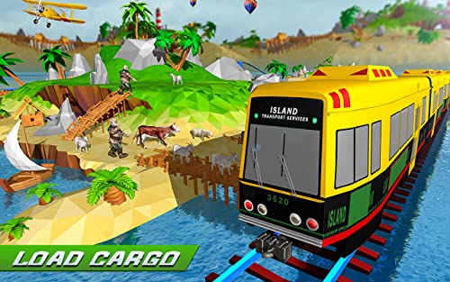 Isla Tren Carga Transporte Simulador 2018