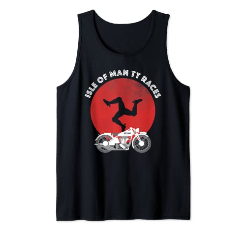 Isle Of Man TT Races - Camiseta estilo vintage Camiseta sin Mangas
