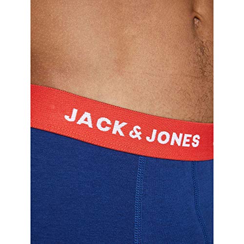 JACK & JONES Jaclee Trunks 5 Pack Bóxer, Azul (Surft The Web/Estate Blue/Blue Jewel), X-Large (Pack de 5) para Hombre