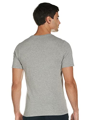 Jack & Jones Jjecorp Logo tee SS Crew Neck Noos Camiseta, Gris (Light Grey Melange Detail: Slim Fit - Melange), Large para Hombre
