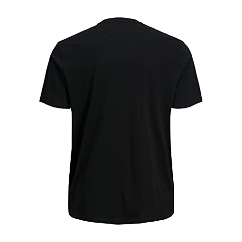Jack & Jones Plus Jjecorp Logo tee SS O-Neck Noos PS Camiseta, Negro/Estampado: Play, 6XL para Hombre