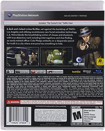Jack of All Games L.A. Noire, PS3 - Juego (PS3)