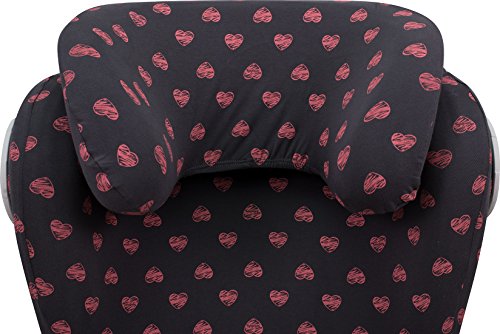 JANABEBE Funda para Romer Kidfix II XP SICT (FLUOR HEART, CON OJAL)