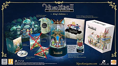 JAPAN OFFICIAL Ni No Kuni II King's Edition Collector PS4 No Videojuego No Season Pass #1